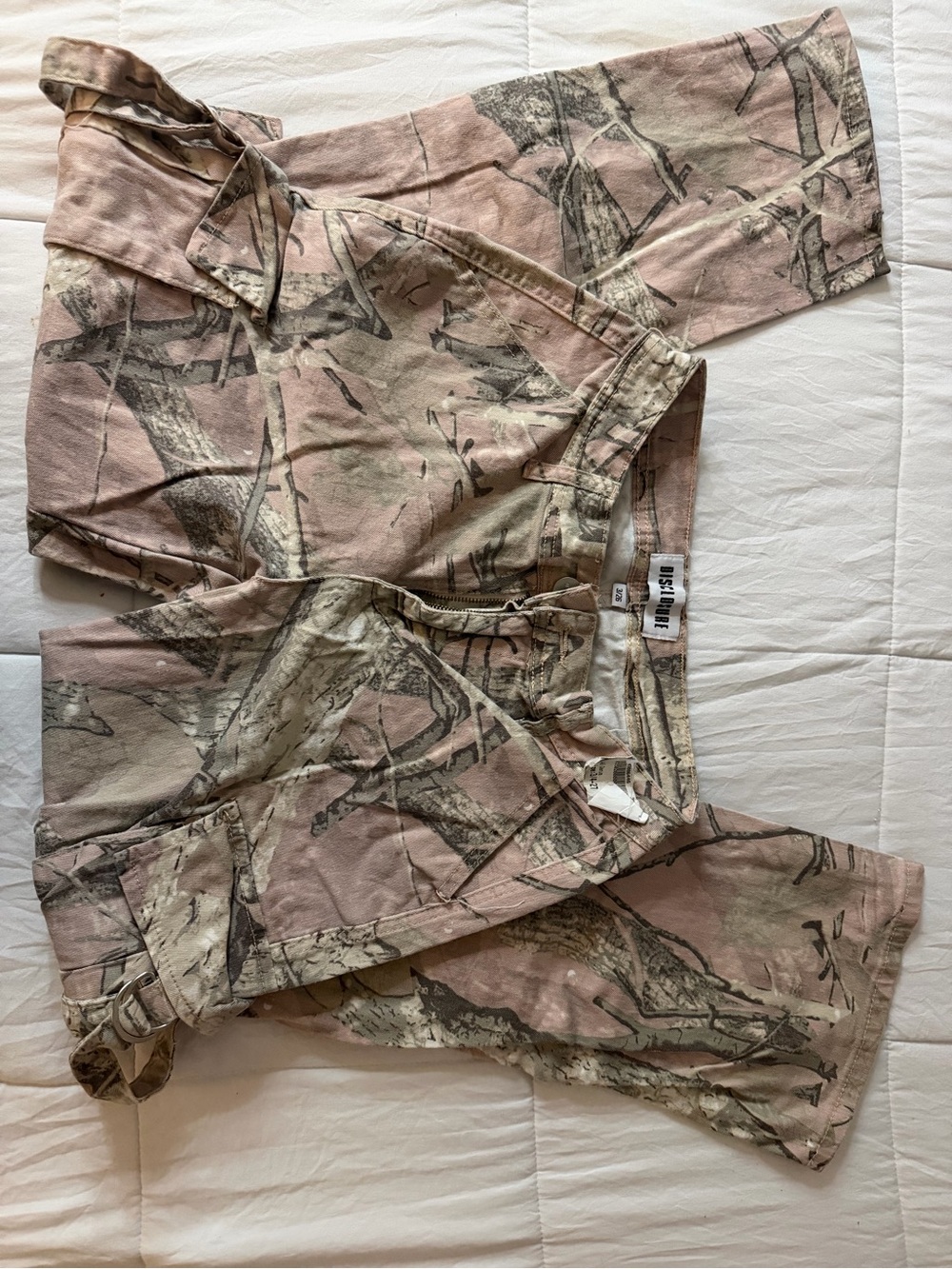 Women's Straight Leg Utility Pants in Pink Camo